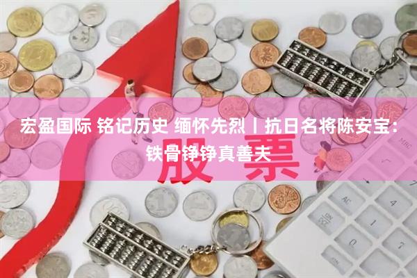 宏盈国际 铭记历史 缅怀先烈丨抗日名将陈安宝：铁骨铮铮真善夫